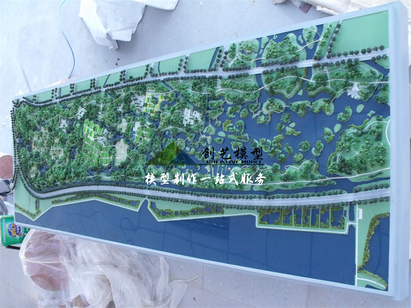 建筑規(guī)劃院 無錫濕地公園方案模型